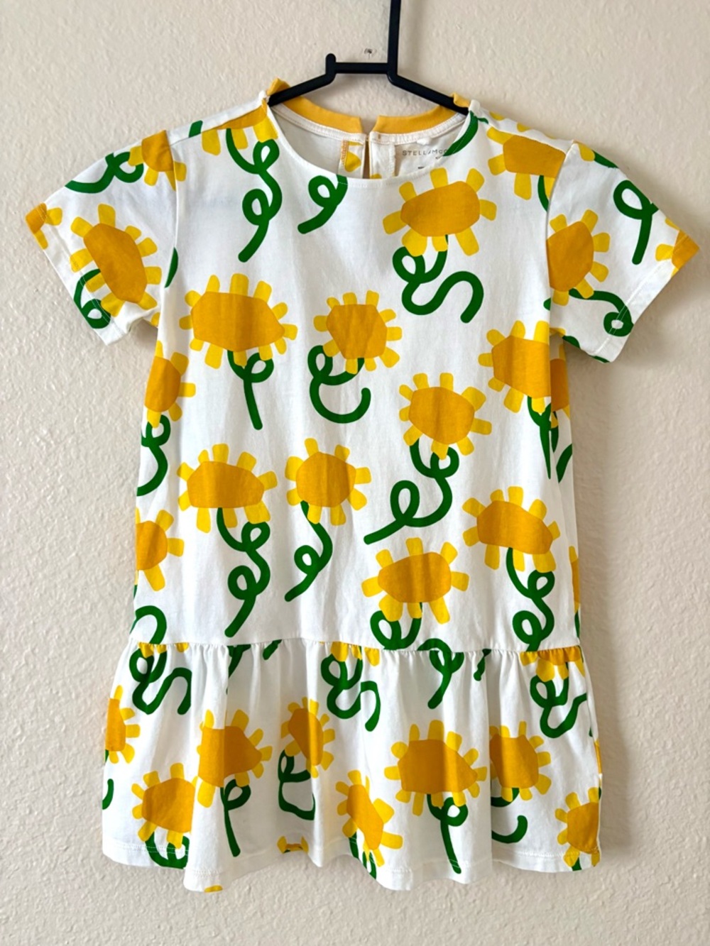 Stella McCartney Kids Girls Sunflower Dress Size 8